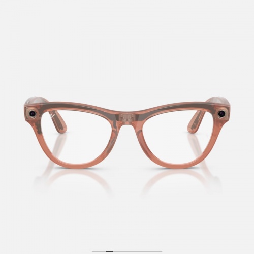 RAY-BAN META GEN 2 SKYLER Shiny Peach/Clear/Brown Transitions