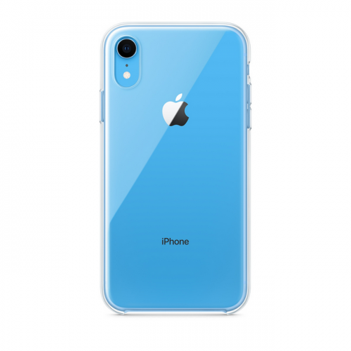 Чехол для iPhone XR, силикон, прозрачный