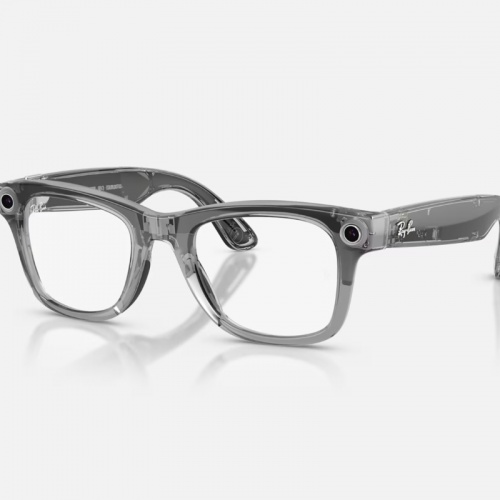 RAY-BAN META GEN 2 WAYFARER Shiny Transparent Grey Clear/Sapphire Transitions