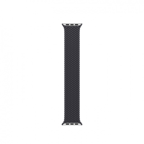 Apple Watch Series SE 2022 44мм серебристый корпус из алюминия и ремешок Braided Solo Loop Midnight