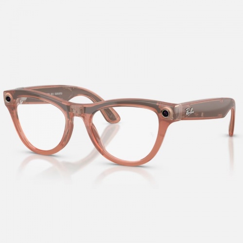 RAY-BAN META GEN 2 SKYLER Shiny Peach/Clear/Brown Transitions