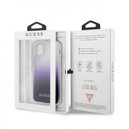 Чехол Guess California Hard Gradient для iPhone 11/11Pro/11ProMax, розовый