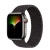 Apple Watch Series 8 41мм графитовый корпус из нержавеющей стали и ремешок Braided Solo Loop Black Unity