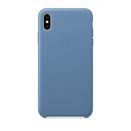 Кожаный чехол для iPhone XS Max, цвет «синие сумерки»