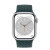 Apple Watch Series 8 45мм серебристый корпус из алюминия и ремешок Braided Solo Loop Rainforest