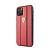 Чехол Ferrari для iPhone 11/11Pro/11ProMax PU Carbon/Smooth with metal logo Hard Red