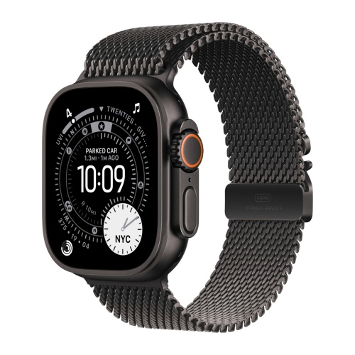 Умные часы Apple Watch Ultra 3, 49 мм, Black Titanium Milanese Loop Black