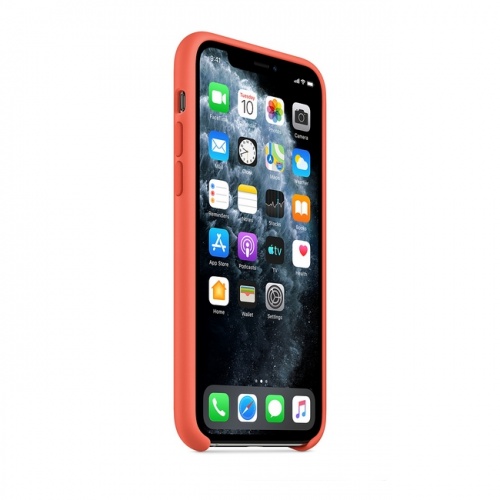 Чехол Apple Silicone Case для iPhone 11 Pro, цвет «спелый клементин» (оранжевый)
