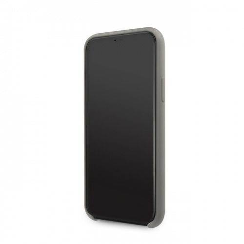 Чехол Mercedes Silicone Line для iPhone 11, серый