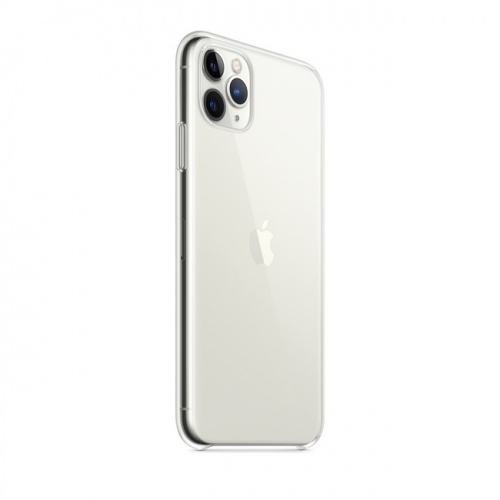 Чехол для iPhone 11 Pro Max, силикон, прозрачный