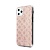 Чехол Guess 4G Peony Hard Glitter для iPhone 11/11Pro/11ProMax, розовый