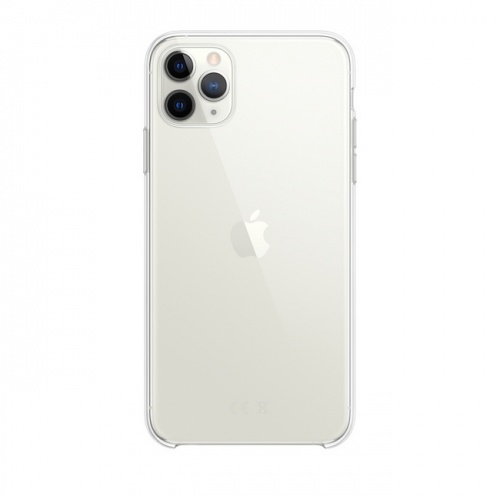 Чехол для iPhone 11 Pro Max, силикон, прозрачный