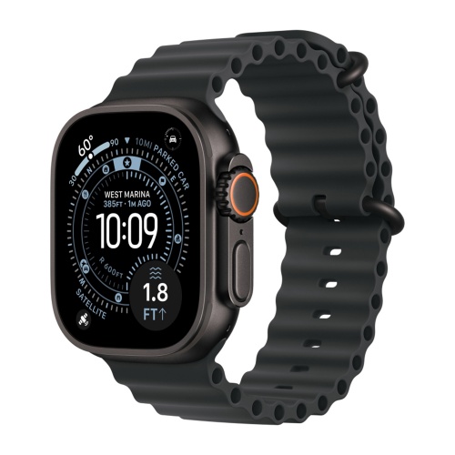 Умные часы Apple Watch Ultra 3, 49 мм, Black Titanium Black Ocean Band