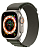 Green Apple Watch Series Ultra GPS 49мм корпус из титана и ремешок Зеленый