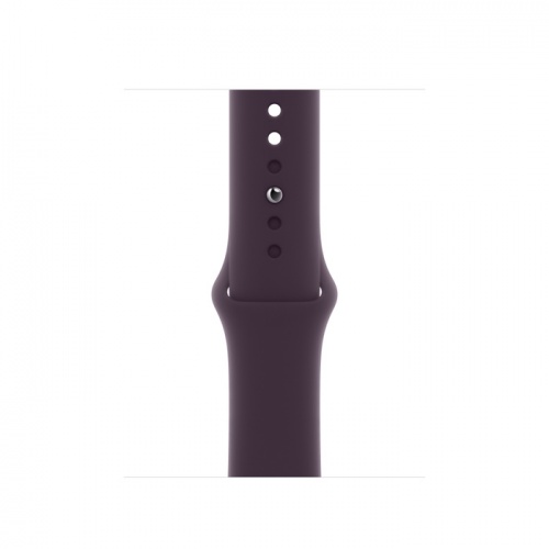 Apple Watch Series 8 41мм серебристый корпус из нержавеющей стали и ремешок Sport Band Elderberry