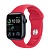 Apple Watch Series SE 2022 44мм корпус из алюминия "полночь" и ремешок Sport Band Red