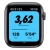Apple Watch Nike SE из алюминия, 44 мм, цвет «серый космос» и «антрацитовый/чёрный»
