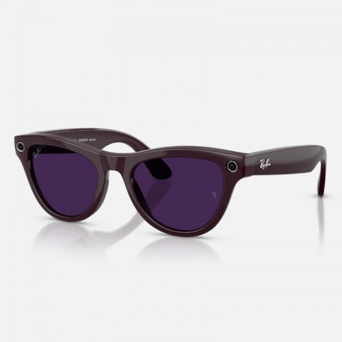 RAY-BAN META GEN 2 SKYLER Shiny Mystic Violet/Clear/Amethyst Transitions