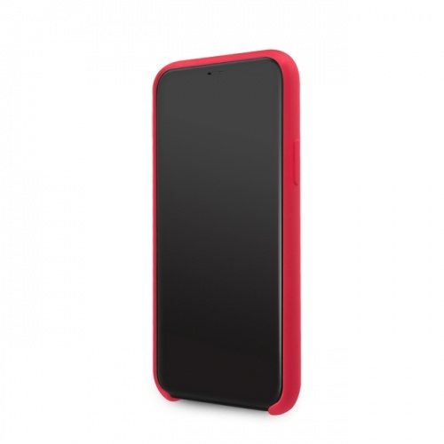 Чехол BMW M-Collection Liquid Silicone для iPhone 11/11Pro/11ProMax, красный