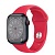 Apple Watch Series 8 45мм корпус из алюминия "полночь" и ремешок Sport Band Red