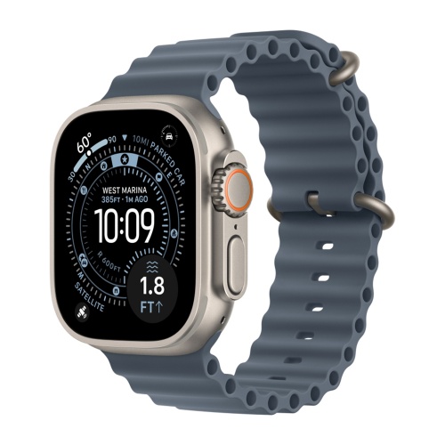 Умные часы Apple Watch Ultra 3, 49 мм, Natural Titanium Anchor Blue Ocean Band