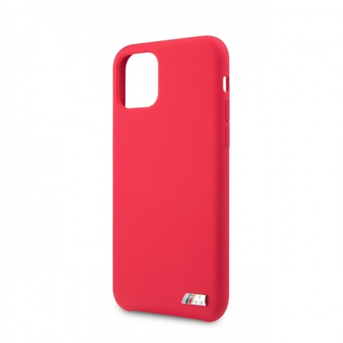 Чехол BMW M-Collection Liquid Silicone для iPhone 11/11Pro/11ProMax, красный